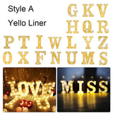 Alphabet LED Letter Light Romantic